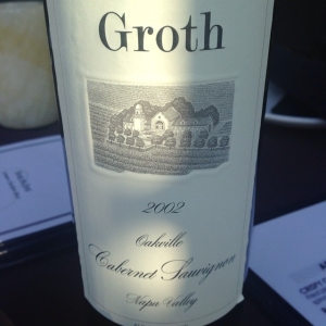 2002 Groth Oakville Cabernet